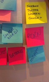 subject post-its